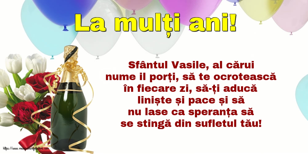 La mulți ani!