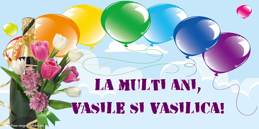 La multi ani, Vasile si Vasilica!
