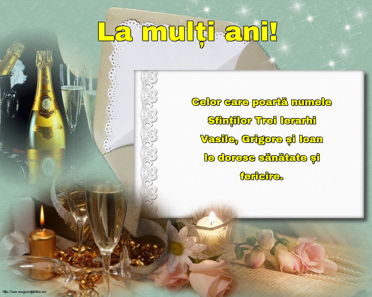 Sfintii Vasile, Grigore si Ioan La mulți ani!