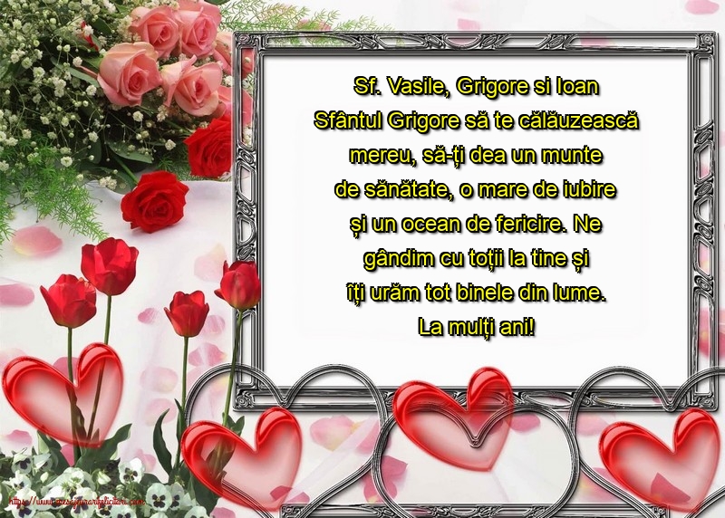 30 Ianuarie - Sf. Vasile, Grigore si Ioan