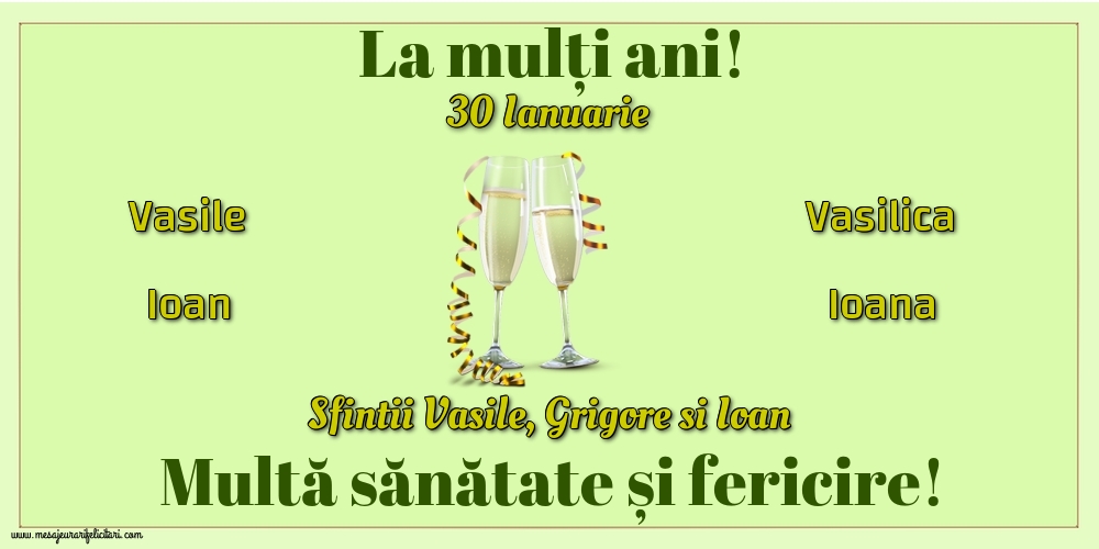 Sfintii Vasile, Grigore si Ioan 30 Ianuarie - Sfintii Vasile, Grigore si Ioan