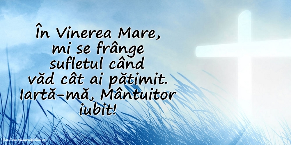 Vinerea Mare Iartă-mă, Mântuitor iubit!
