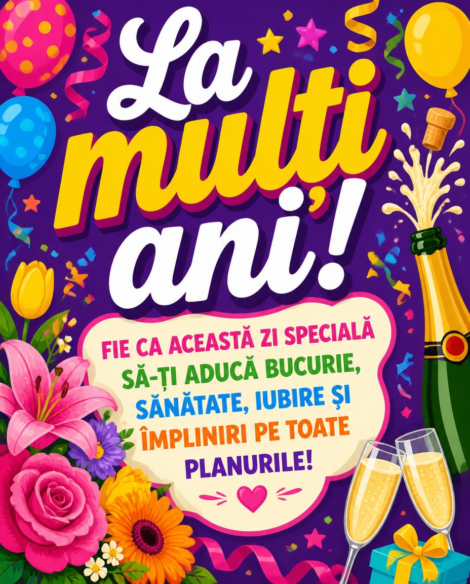 Felicitari de zi de nastere - La multi ani - mesajeurarifelicitari.com