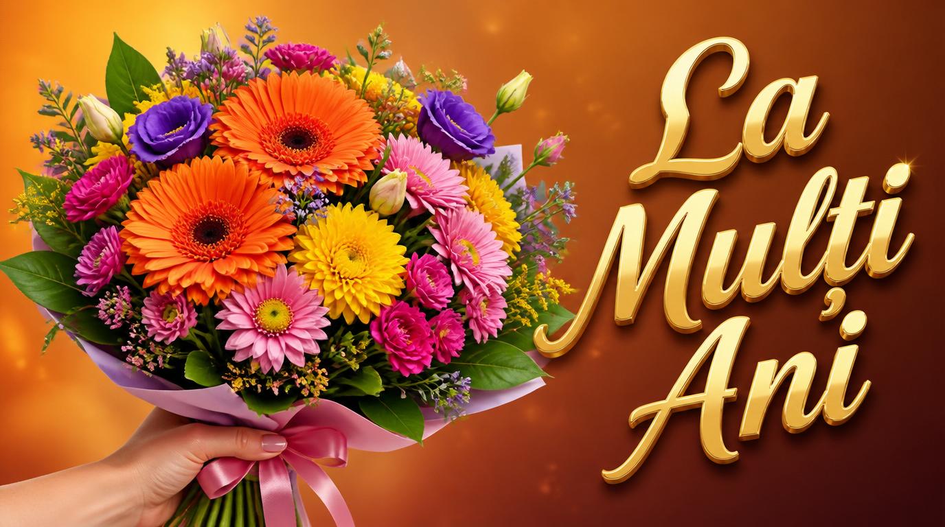 Felicitari de zi de nastere - Happy Birthday Flowers - mesajeurarifelicitari.com