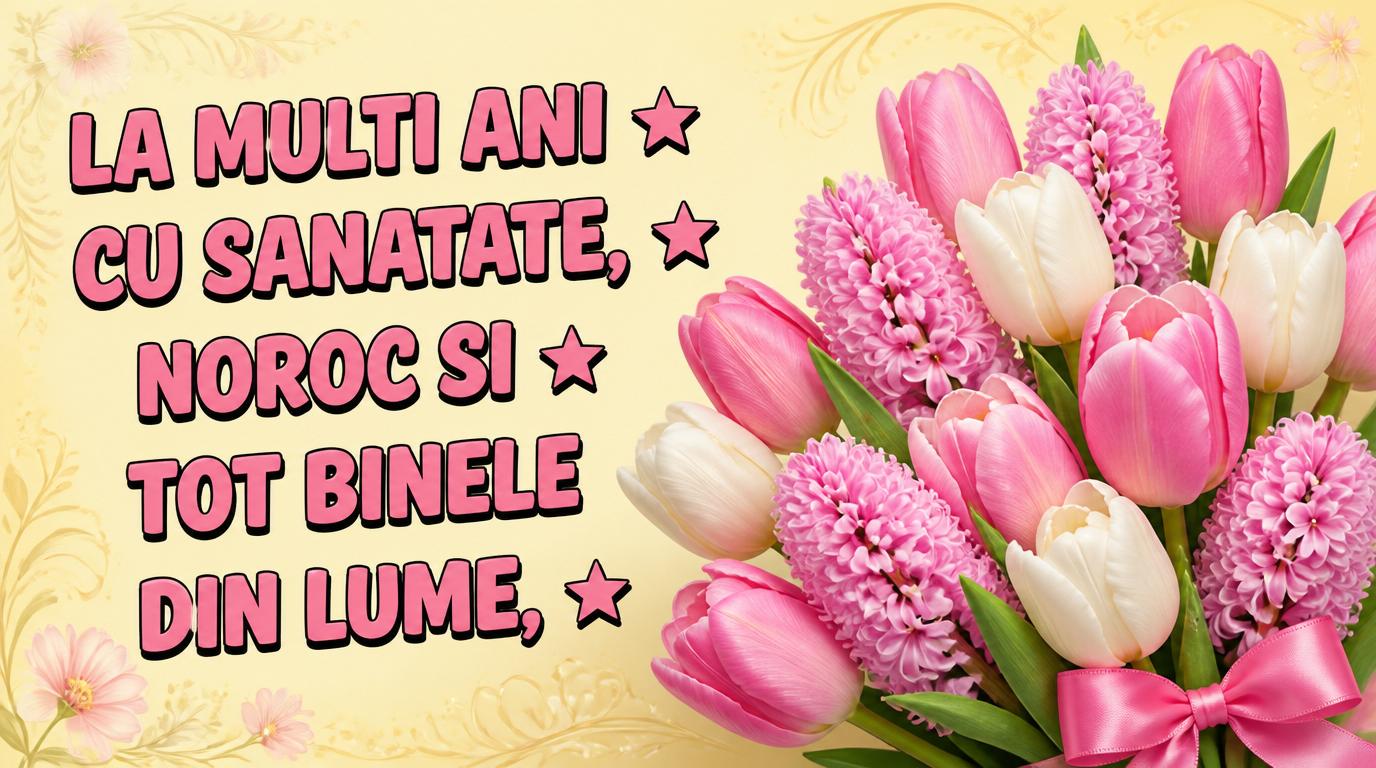 Zi de nastere La multi ani cu sanatate