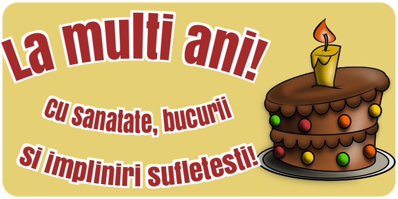 Zi de nastere La multi ani