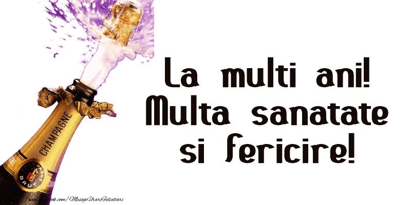 La multi ani! Multa sanatate si fericire! 05-02-2016