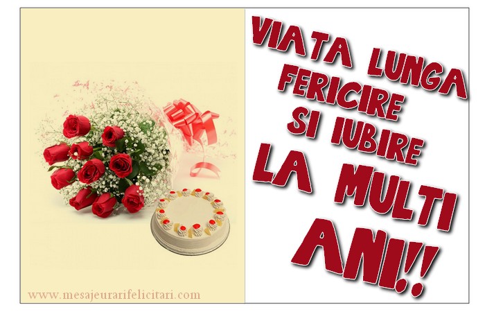 Felicitari de zi de nastere - LA MULȚI ANI! - mesajeurarifelicitari.com