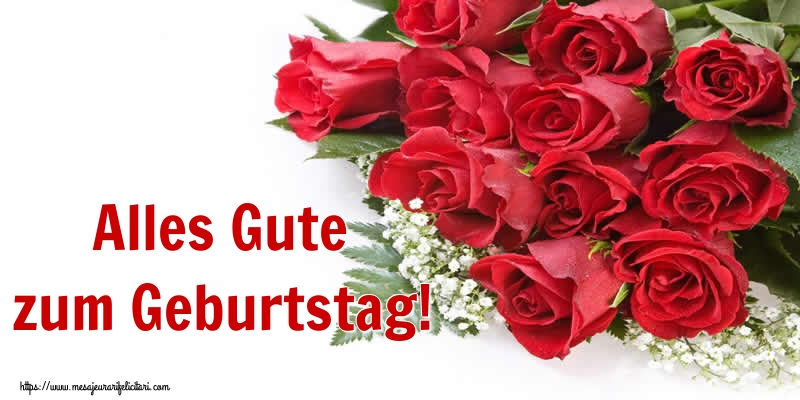 Felicitari de zi de nastere - Alles Gute zum Geburtstag! - mesajeurarifelicitari.com