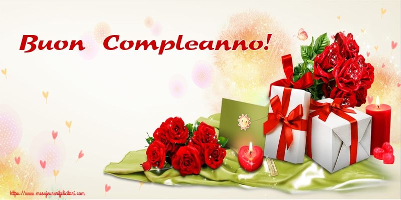 Felicitari de zi de nastere in Italiana - Buon Compleanno!