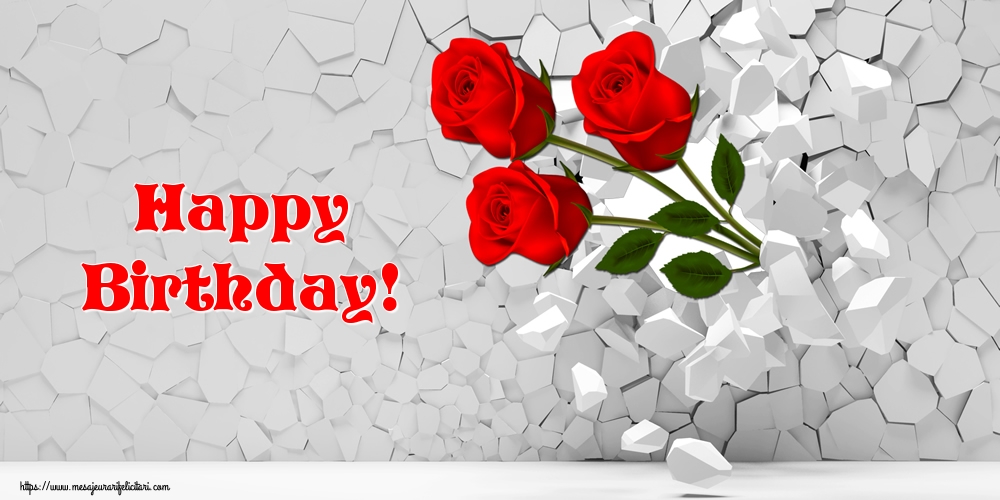 Felicitari de zi de nastere in Engleza - Happy Birthday!