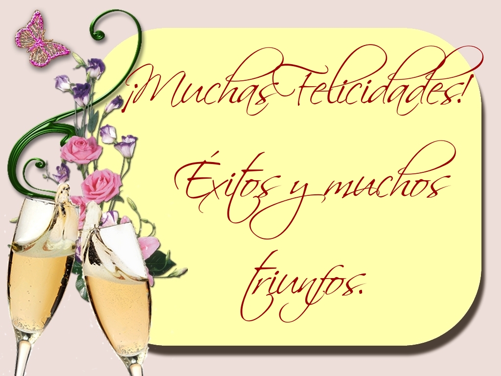Felicitari de zi de nastere - ¡Muchas Felicidades! Éxitos y muchos triunfos. - mesajeurarifelicitari.com