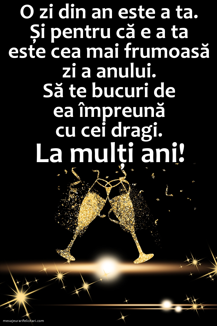 Felicitari de zi de nastere - La mulți ani! - mesajeurarifelicitari.com