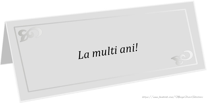 La multi ani!
