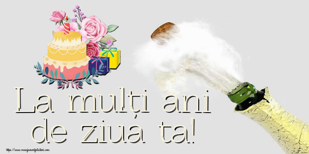 Zi de nastere La mulți ani de ziua ta! ~ tort și cadouri