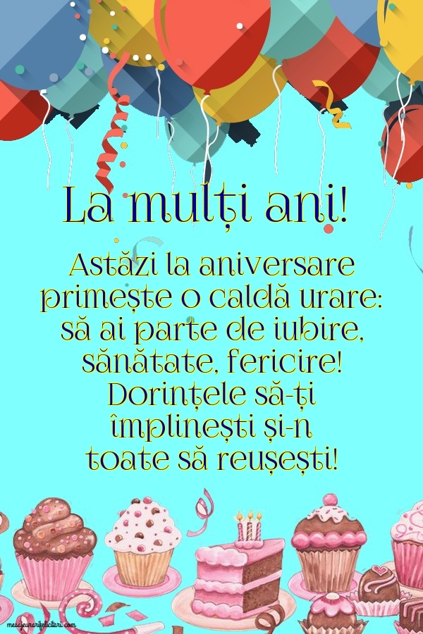 Felicitari de zi de nastere - La mulți ani! - mesajeurarifelicitari.com