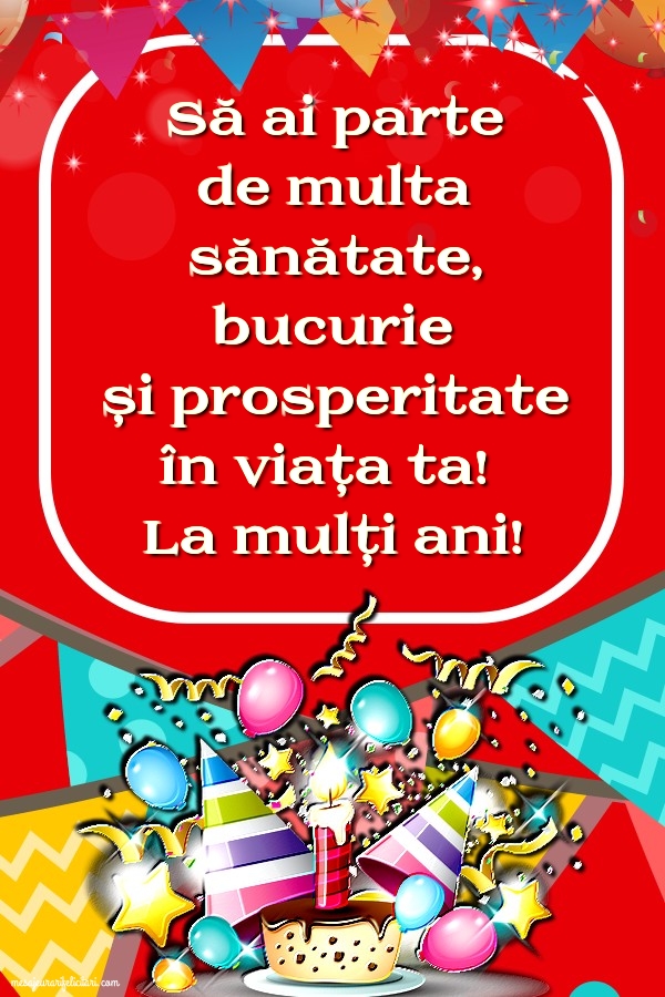 Felicitari de zi de nastere - La mulți ani! - mesajeurarifelicitari.com