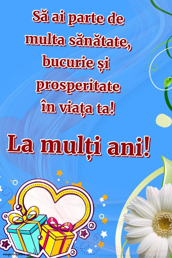 Felicitari de zi de nastere - La mulți ani! - mesajeurarifelicitari.com
