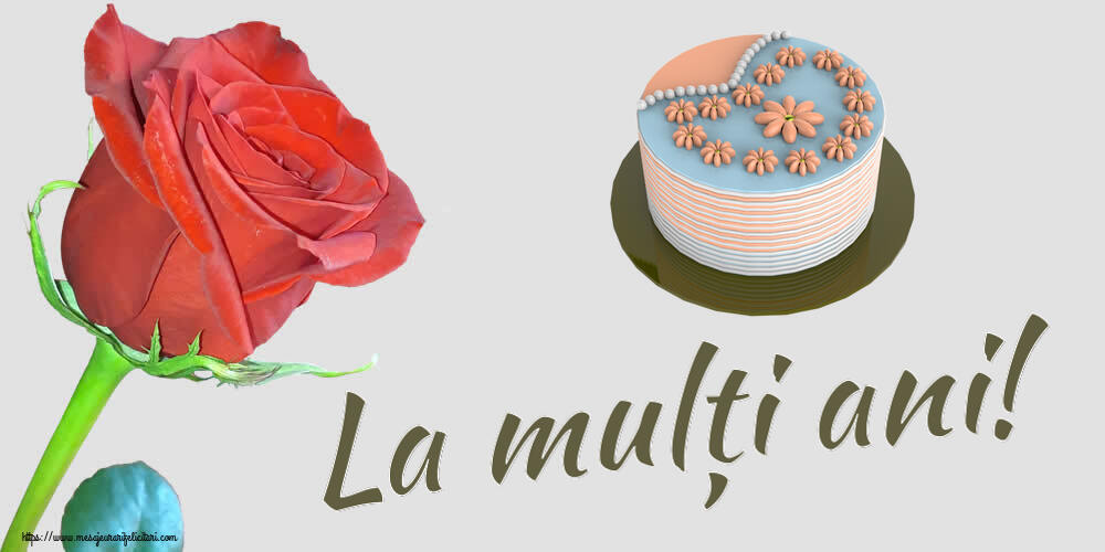 La mulți ani! ~ tort cu floricele