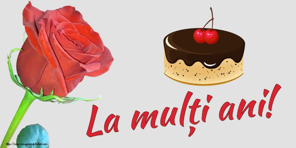 Zi de nastere La mulți ani! ~ tort de ciocolată cu 2 cireșe