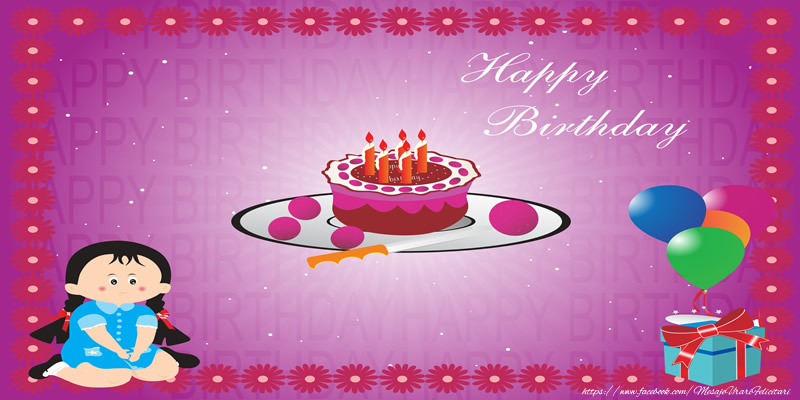 Felicitari de zi de nastere in Engleza - Happy Birthday