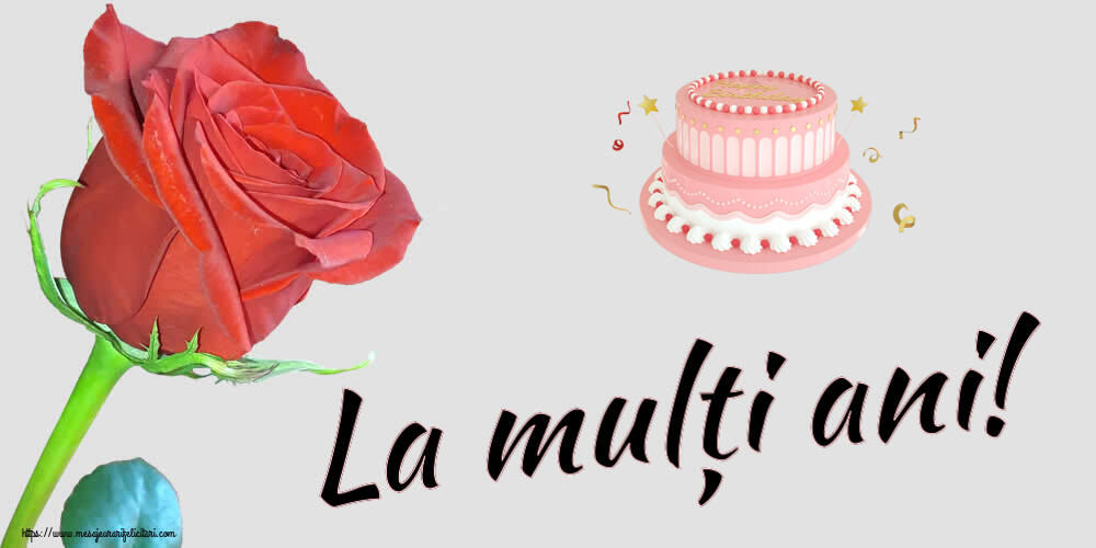 Zi de nastere La mulți ani! ~ tort roz cu Happy Birthday