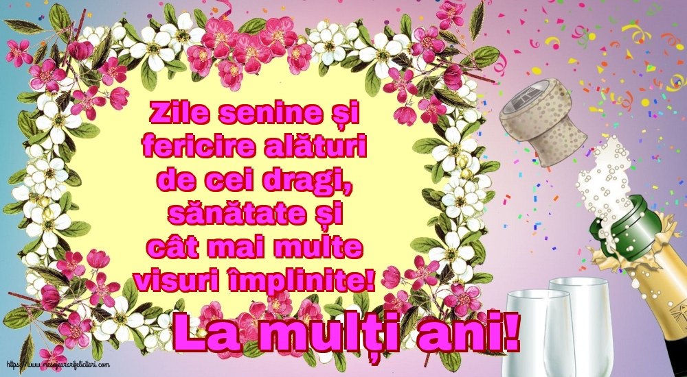 Zi de nastere La mulți ani!