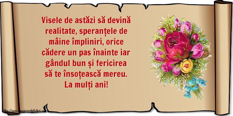 La mulți ani!