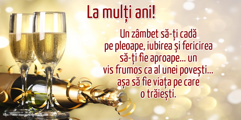 La mulți ani!