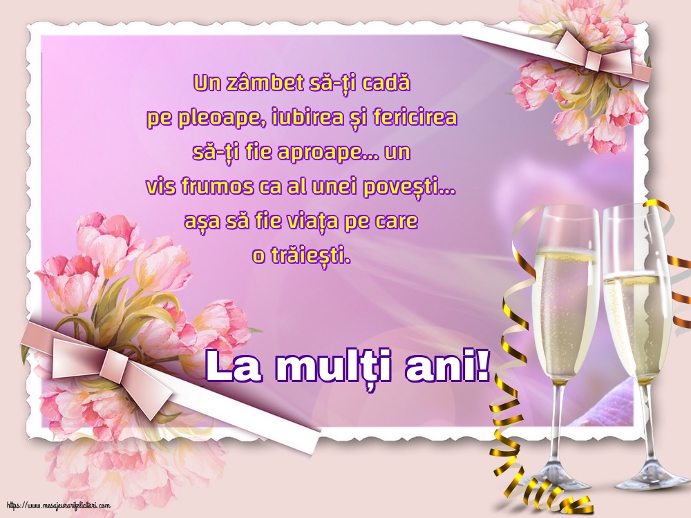 La mulți ani!