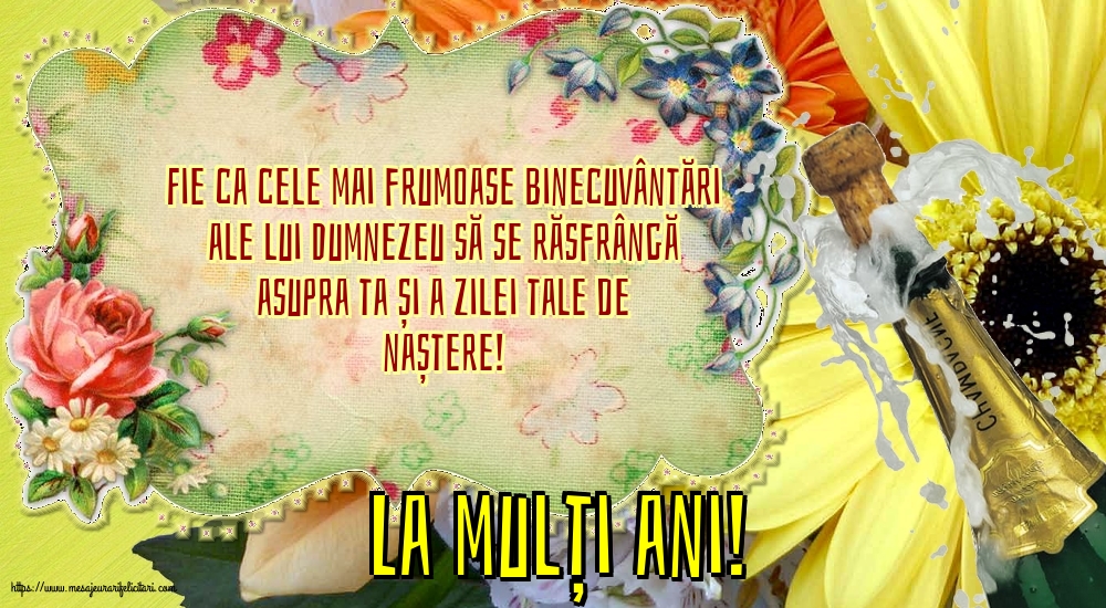 Felicitari de zi de nastere - La mulți ani! - mesajeurarifelicitari.com