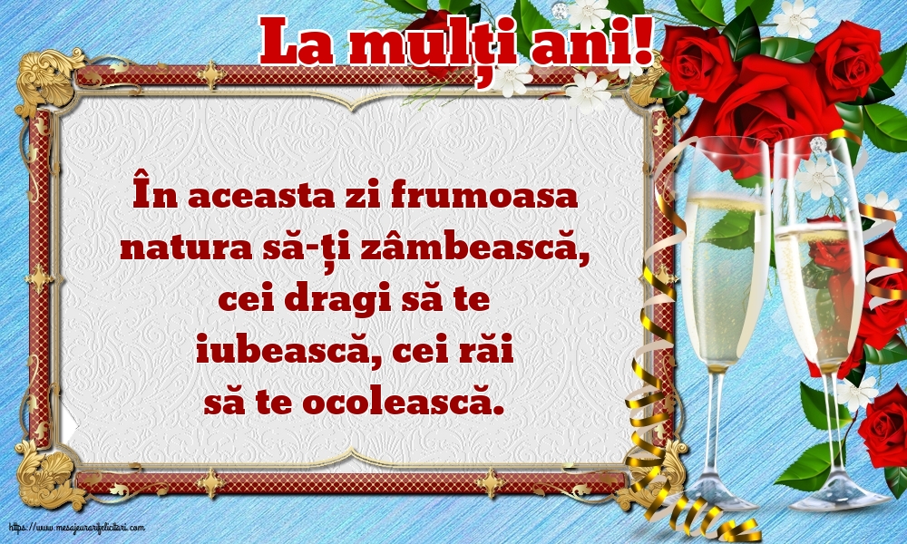 La mulți ani!