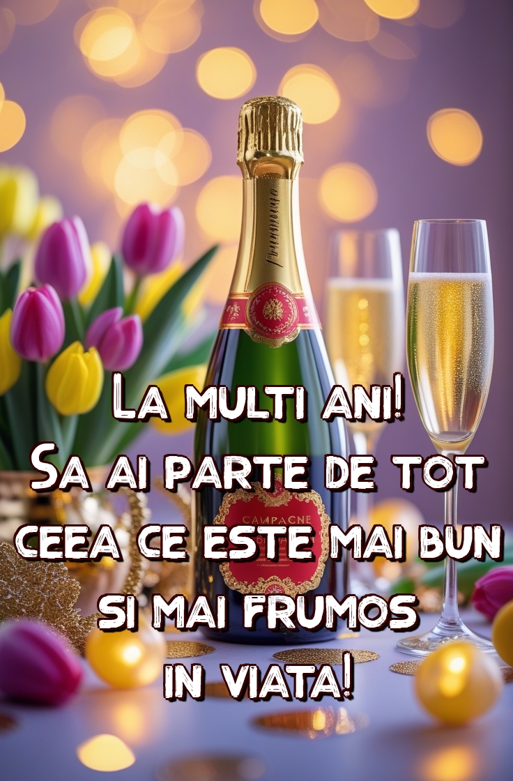 La multi ani! Sa ai parte de tot ceea ce este mai bun si mai frumos in viata!