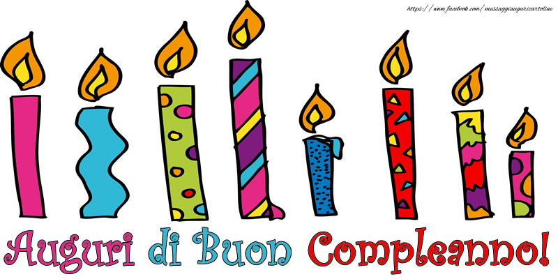 Felicitari de zi de nastere in Italiana - Auguri di Buon Compleanno!