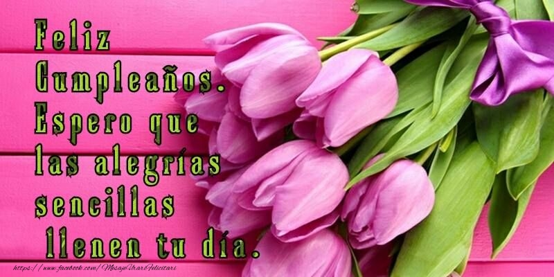 Felicitari de zi de nastere in Spaniola - Feliz Cumpleaños!