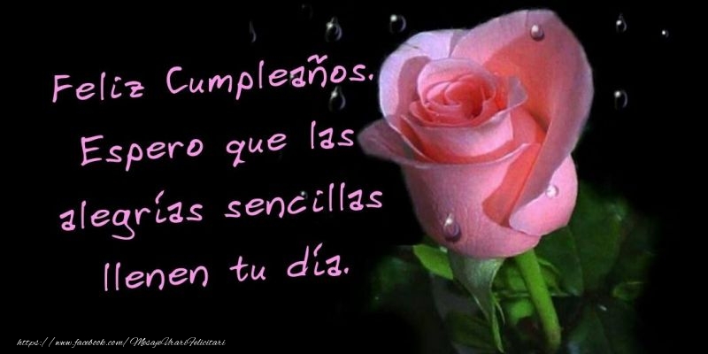 Felicitari de zi de nastere in Spaniola - Feliz Cumpleaños!