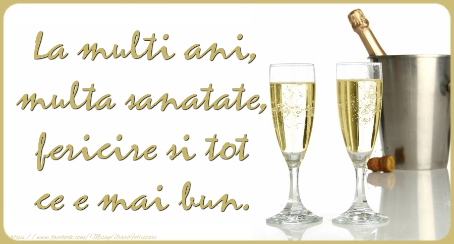 Zi de nastere La multi ani, multa sanatate