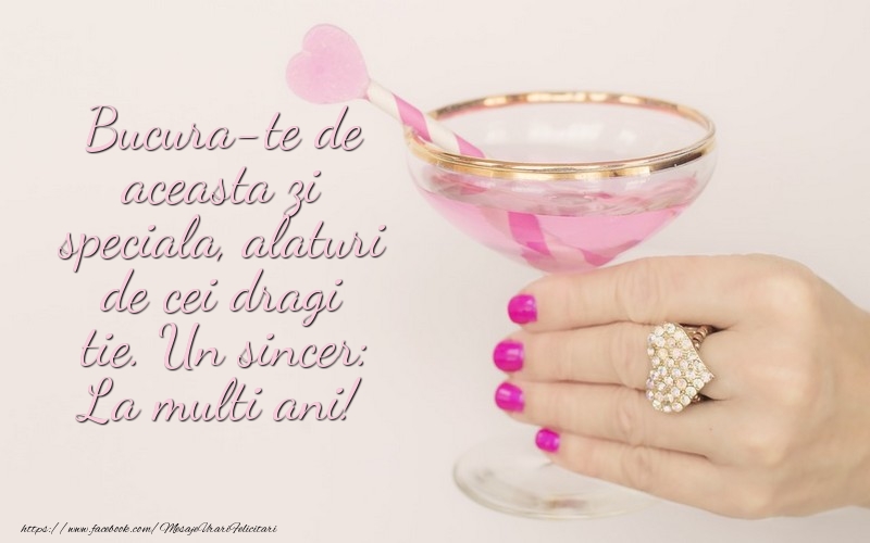 Felicitari de zi de nastere - Bucura-te de aceasta zi speciala - mesajeurarifelicitari.com