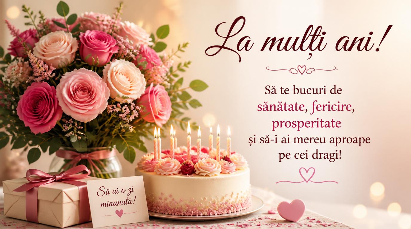 Felicitari  - La mulți ani! Să te bucuri de sănătate, fericire, prosperitate si să-i ai mereu aproape pe cei dragi!