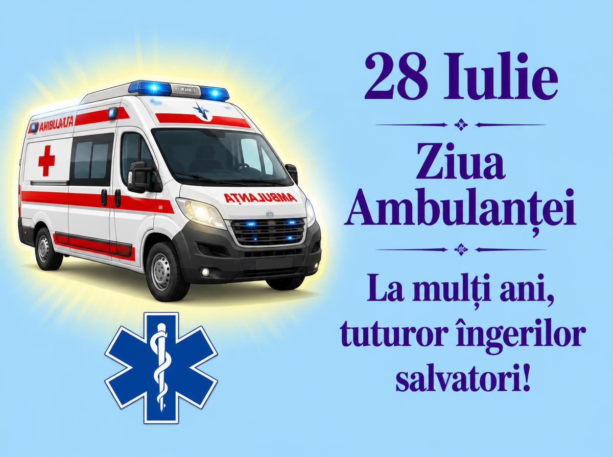 28 Iulie Ziua Ambulanţei La mulți ani, tuturor îngerilor salvatori!