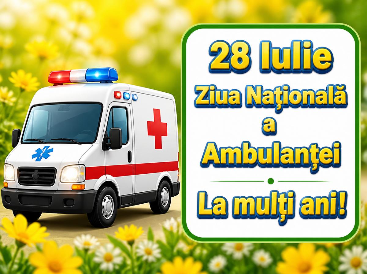 28 Iulie Ziua Naţională a Ambulanţei La mulți ani!