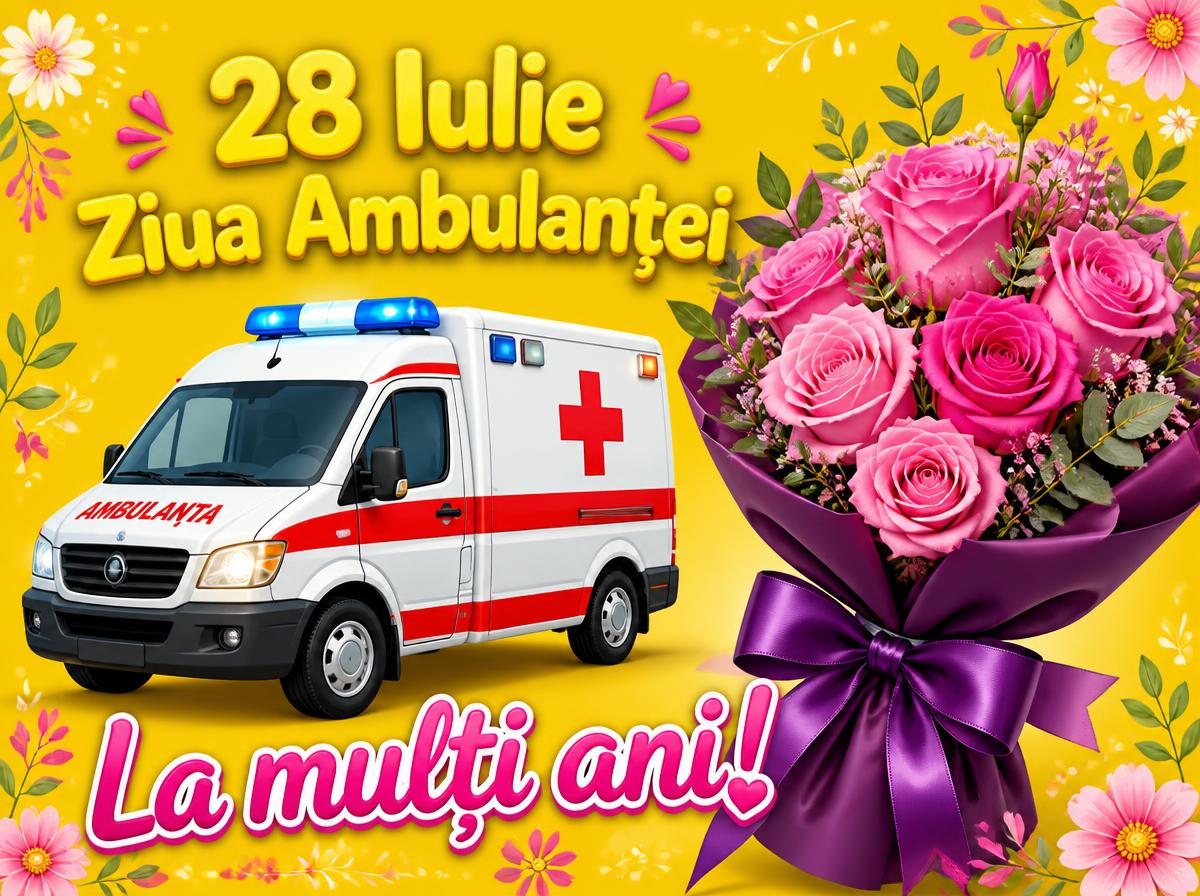 28 Iulie Ziua Ambulanţei La mulți ani!