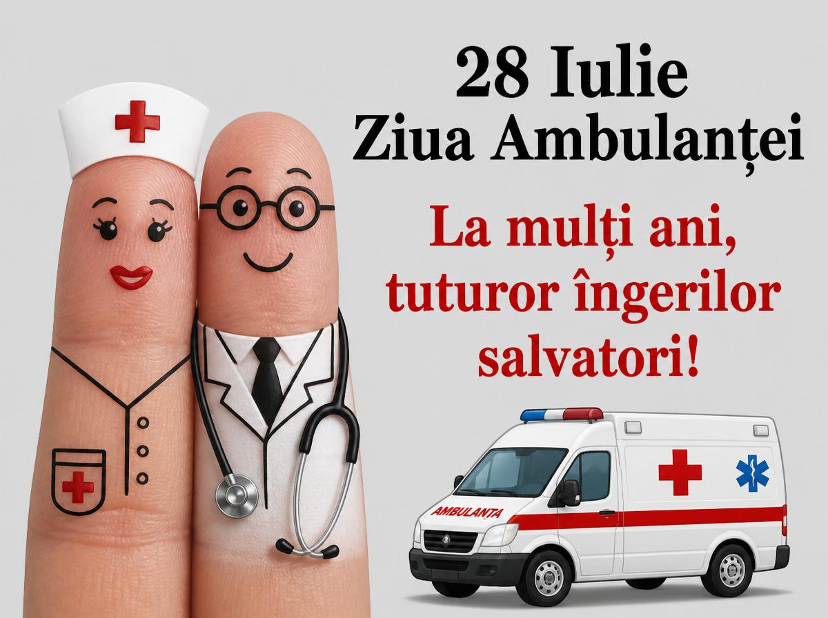 28 Iulie Ziua Ambulanţei La mulți ani, tuturor îngerilor salvatori!