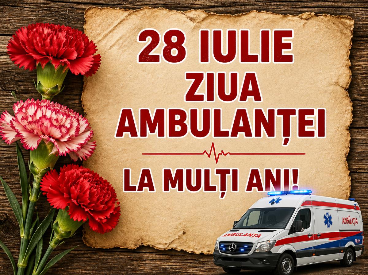28 Iulie Ziua Ambulanţei La mulți ani!