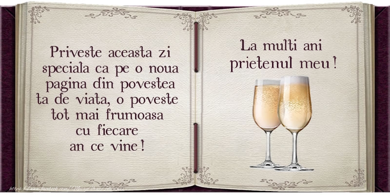 La multi ani prietenul meu!