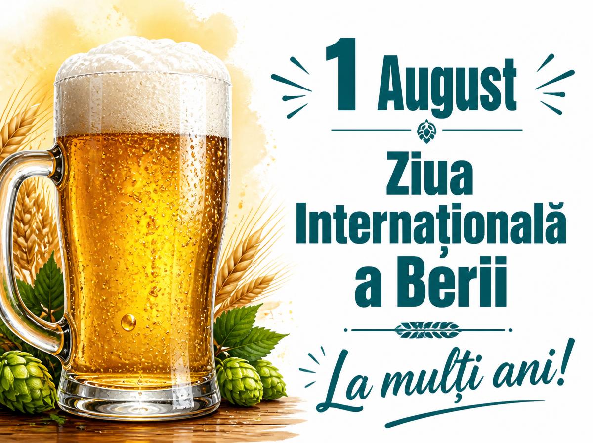 Felicitari de Ziua Berii - 1 August Ziua Internațională a Berii La mulți ani! - mesajeurarifelicitari.com