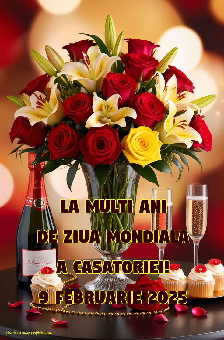 La multi ani de Ziua Mondiala a Casatoriei! 9 Februarie 2025