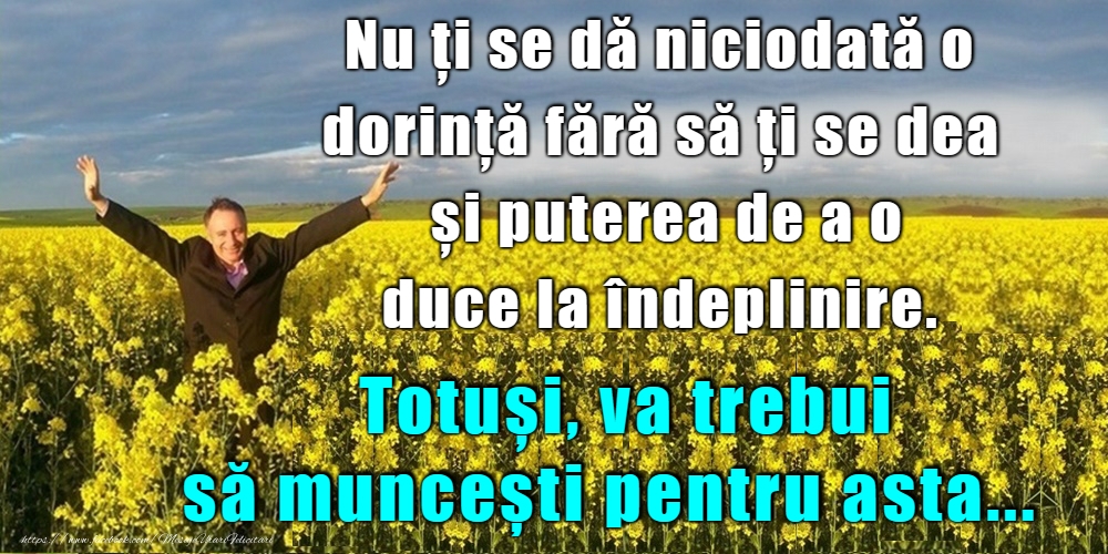 29 Aprilie - Ziua Internaţională a Dorinţei