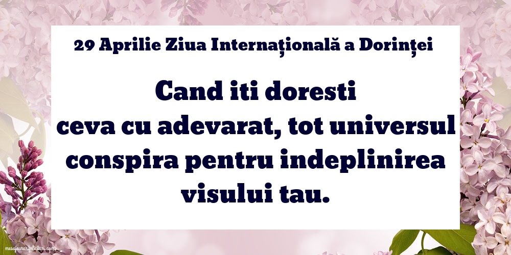 Cand iti doresti ceva cu adevarat
