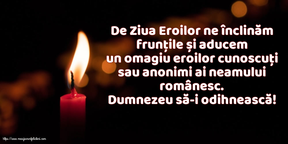 Dumnezeu să-i odihnească!